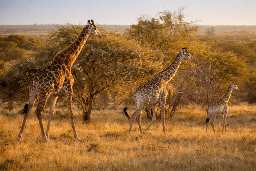 Golden hour in the savanna